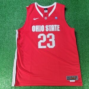Nike Elite Dri-Fit Ohio State #23 Lebron James Basketball Jersey Men's Size XL